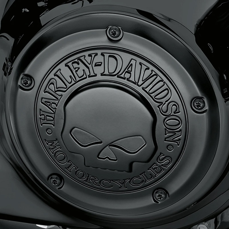 【12月限定セール】 ウィリーG スカル ダービーカバー ブラック