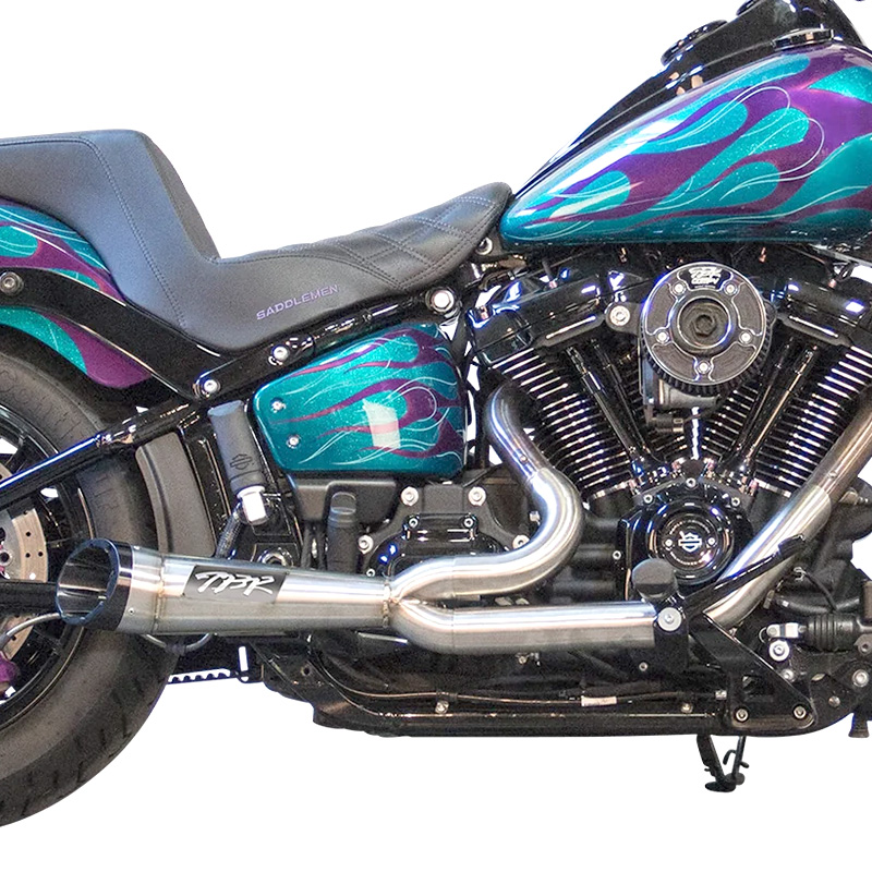 ショーティー ターンアウト 2in1 フルエキゾーストマフラー ステンレススチール