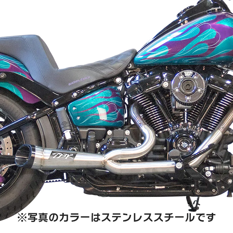 ショーティー ターンアウト 2in1 フルエキゾーストマフラー ブラック