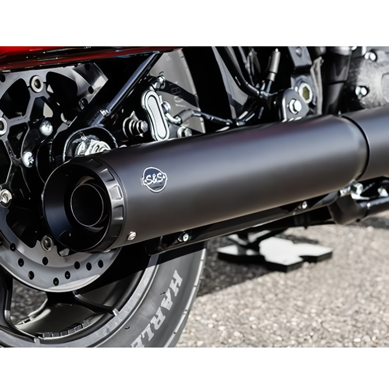 【クリスマスセール】グランドナショナル スリップオンマフラー ブラック