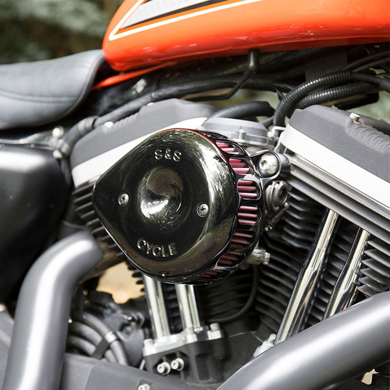 【クリスマスセール】ステルス エアクリーナーキット ミニティアドロップカバー付き ブラック