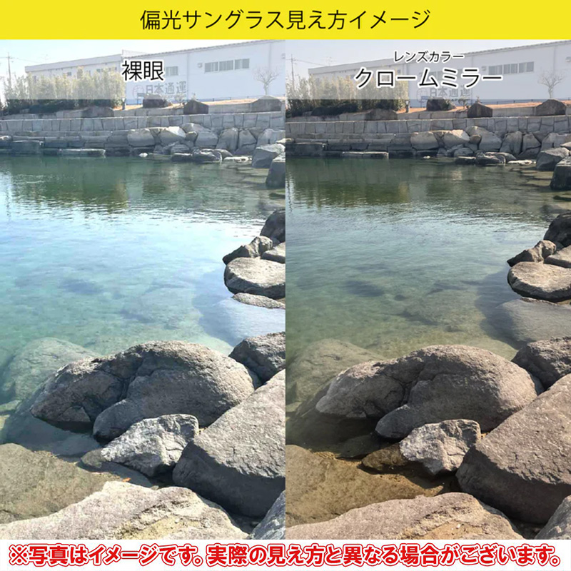 フェントン サングラス （ダークブラックウッドマット/クロームミラー） 偏光レンズ、ミラーレンズ