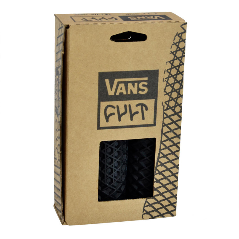 ヴァンズ×カルト ワッフルハンドルバー グリップセット ブラック 1インチハンドル用 ODI