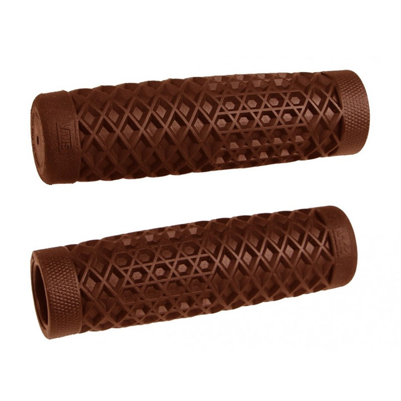 ヴァンズ×カルト ワッフルハンドルバー グリップセット ブラウン 1インチハンドル用 ODI