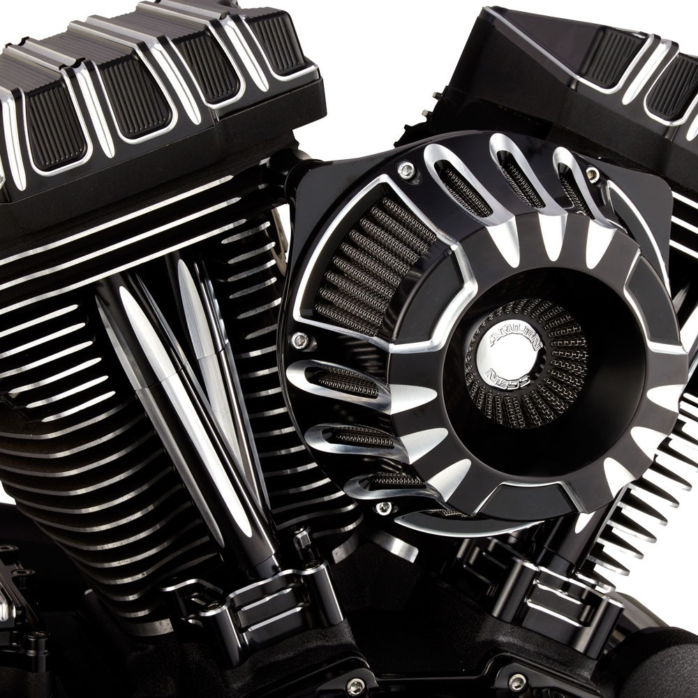 【クリスマスセール】ディープカット インバーテッドシリーズ エアクリーナーキット ブラック コントラストカット