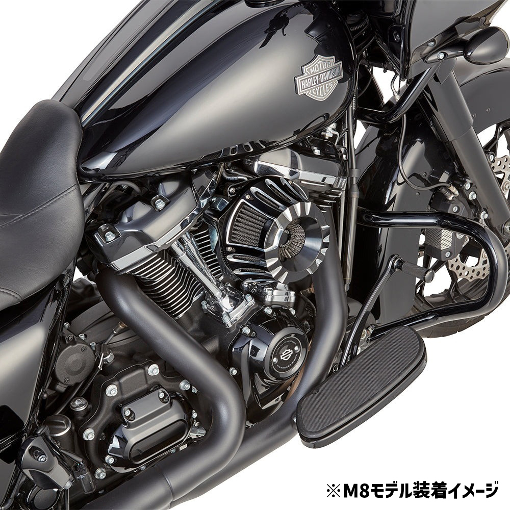 【クリスマスセール】ディープカット インバーテッドシリーズ エアクリーナーキット ブラック コントラストカット