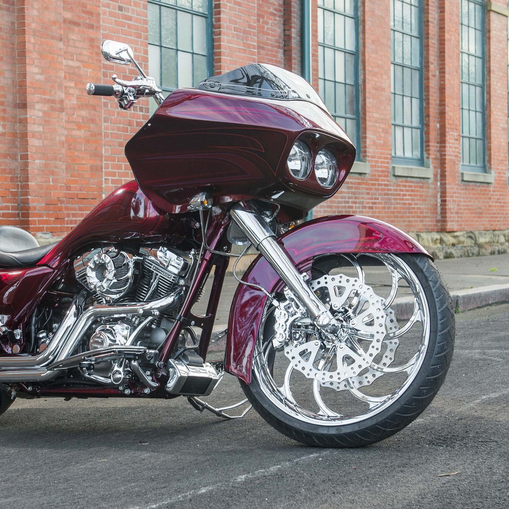 【クリスマスセール】ドリフト インバーテッド エアクリーナー クローム