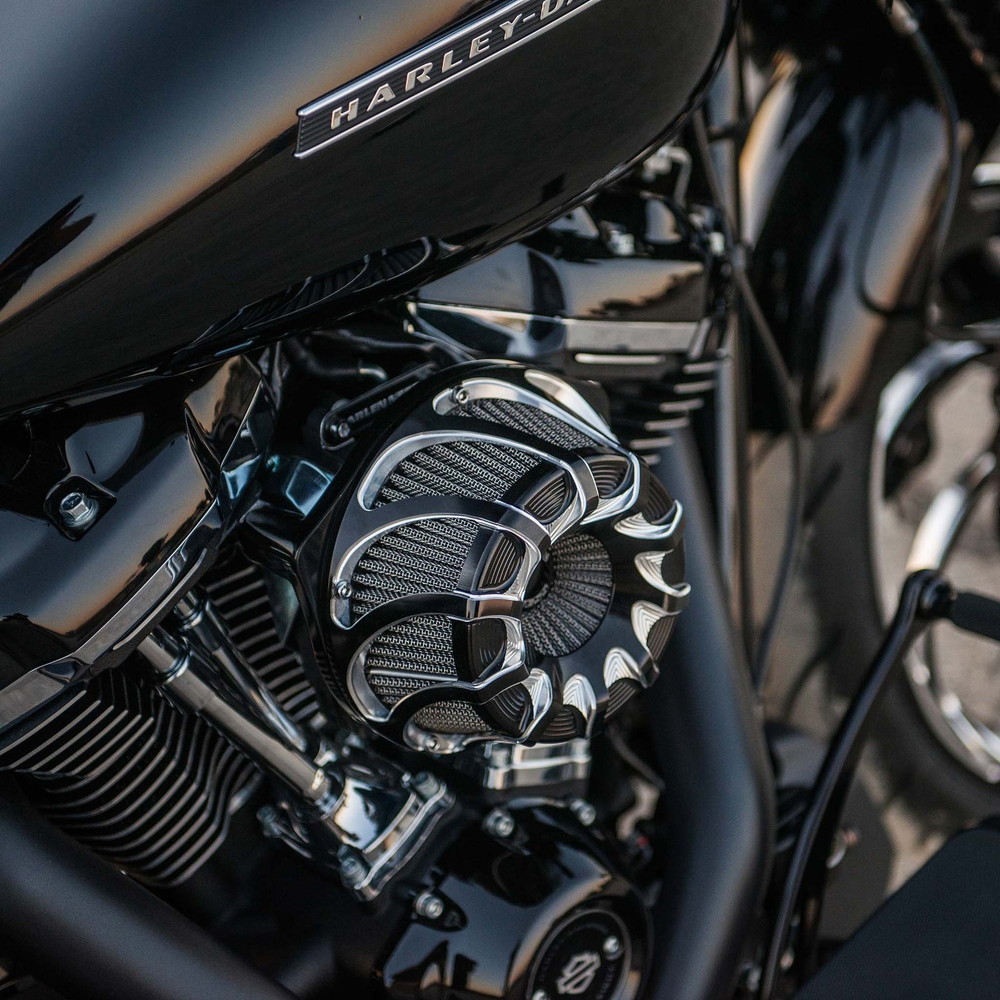 【クリスマスセール】ドリフト インバーテッド エアクリーナー ブラック