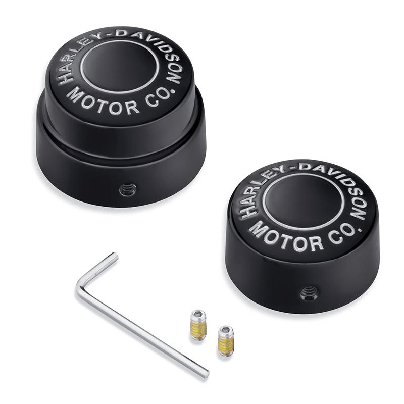 リアアクスルナットカバー ハーレーダビッドソン モーターカンパニー HDMC グロスブラック