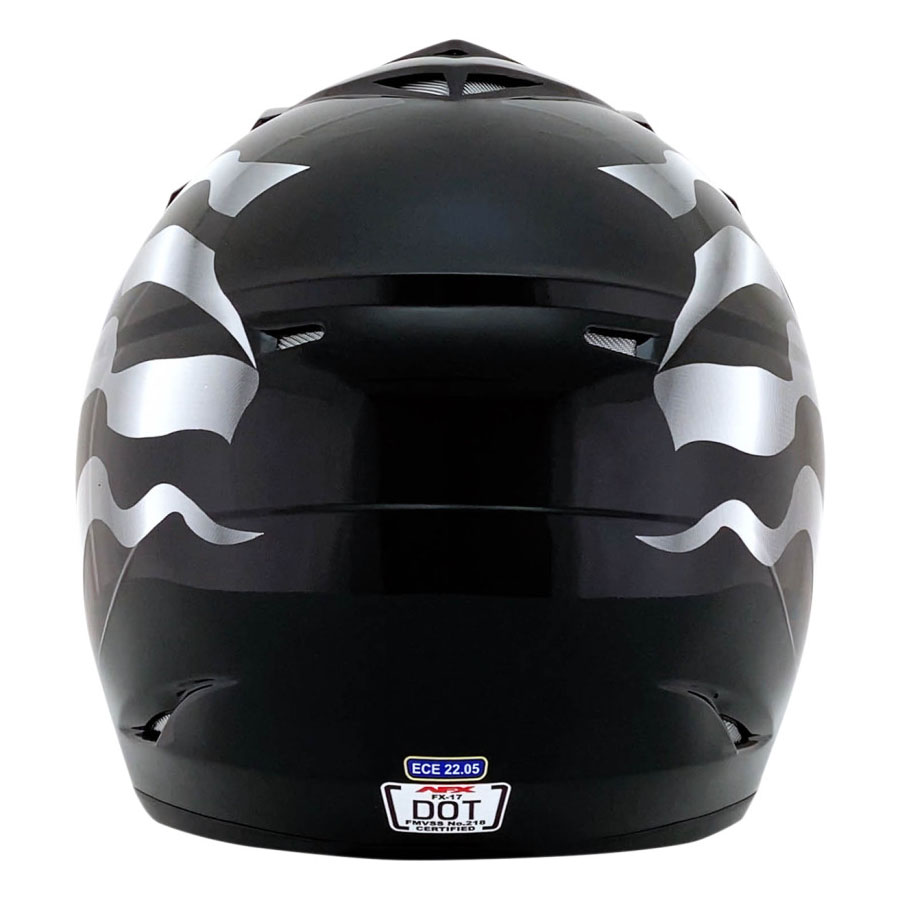 【12月限定セール】 FX-17 フラッグス フリーダム オフロードスタイルヘルメット ステルス Mサイズ