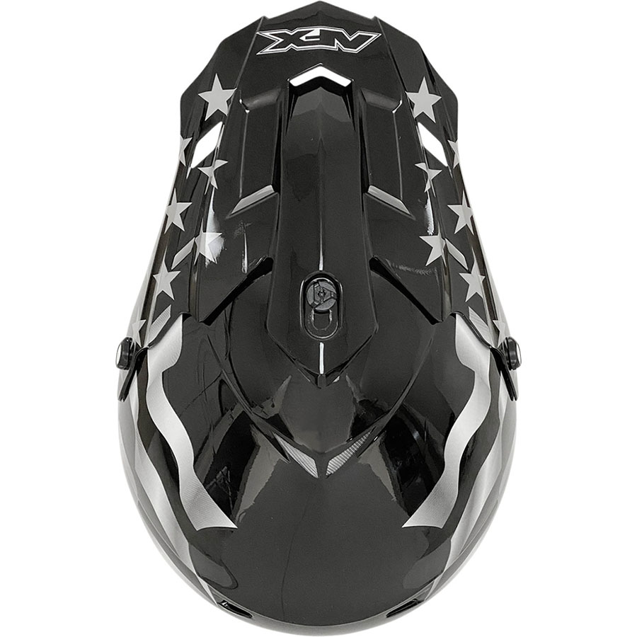 【12月限定セール】 FX-17 フラッグス フリーダム オフロードスタイルヘルメット ステルス Mサイズ