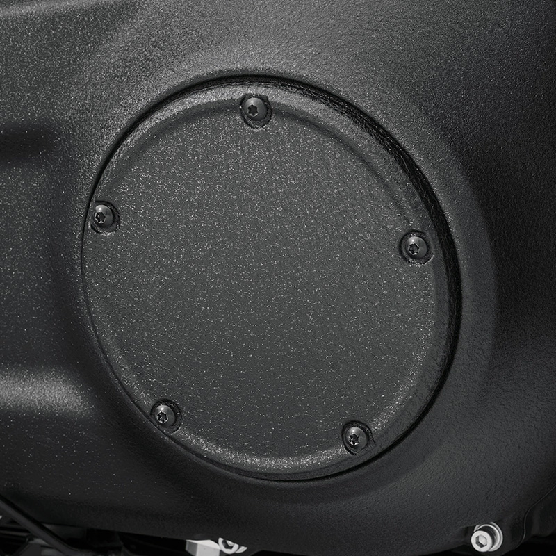 ナロープロファイル ダービーカバー リンクルブラック