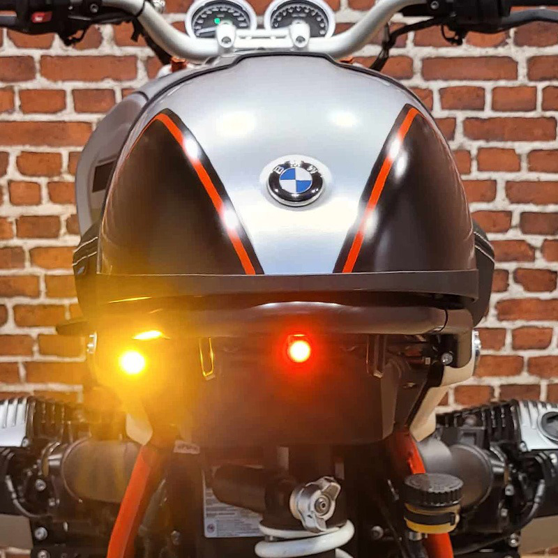 【車検対応】スポット 世界最小 LEDウインカー マットブラック