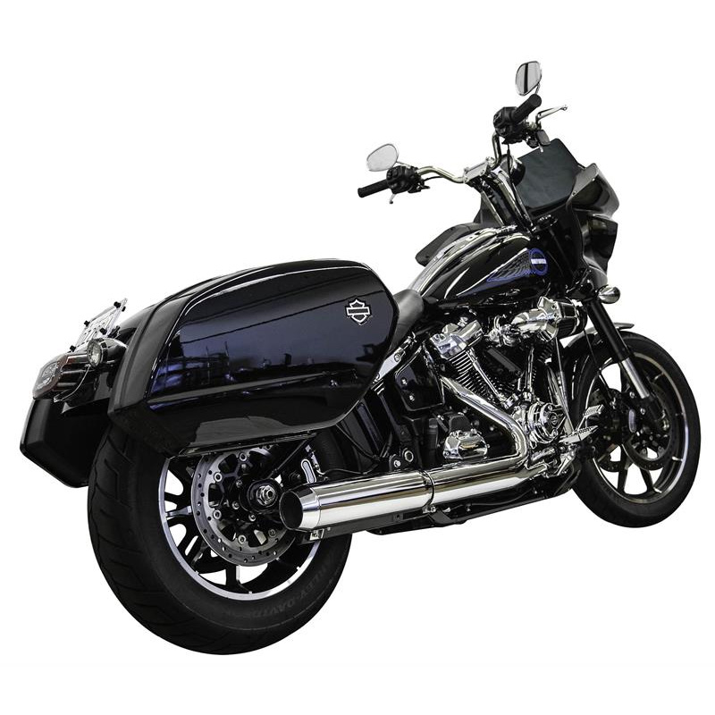 【クリスマスセール】4インチ スリップオンマフラー クローム