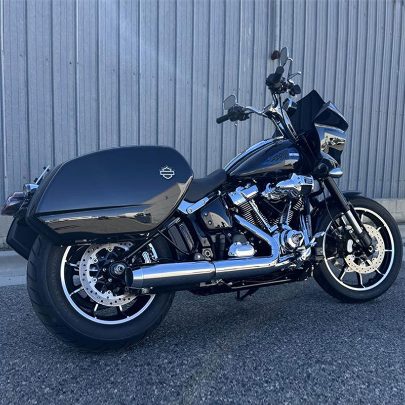 【クリスマスセール】4インチ スリップオンマフラー クローム