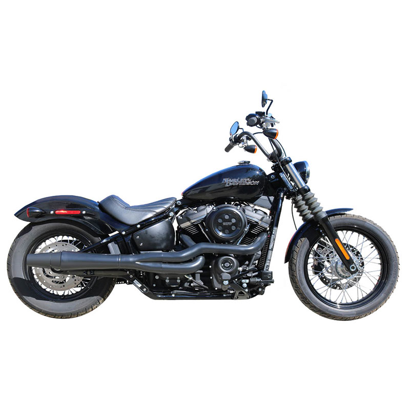 Xシリーズ (ハイ・パイプ) 2-1 フルエキゾーストマフラー ブラック