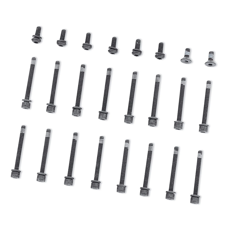 ダービー＆プライマリーカバー用 ハードウェアキット ブラック