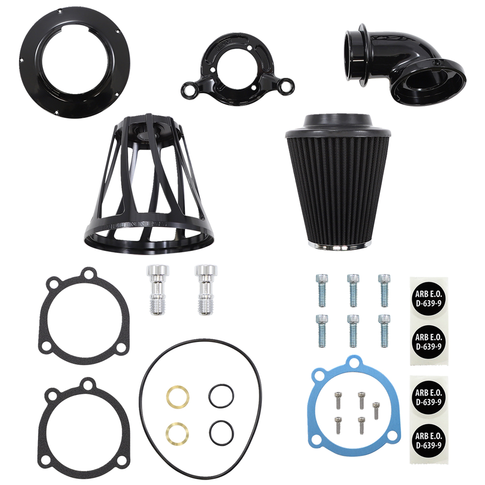 【クリスマスセール】ドリフト モンスターサッカー エアクリーナー オールブラック