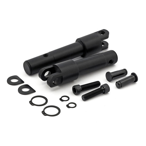 フットペグ コンバージョンキット フォアコン用 ブラック スポーツスター用