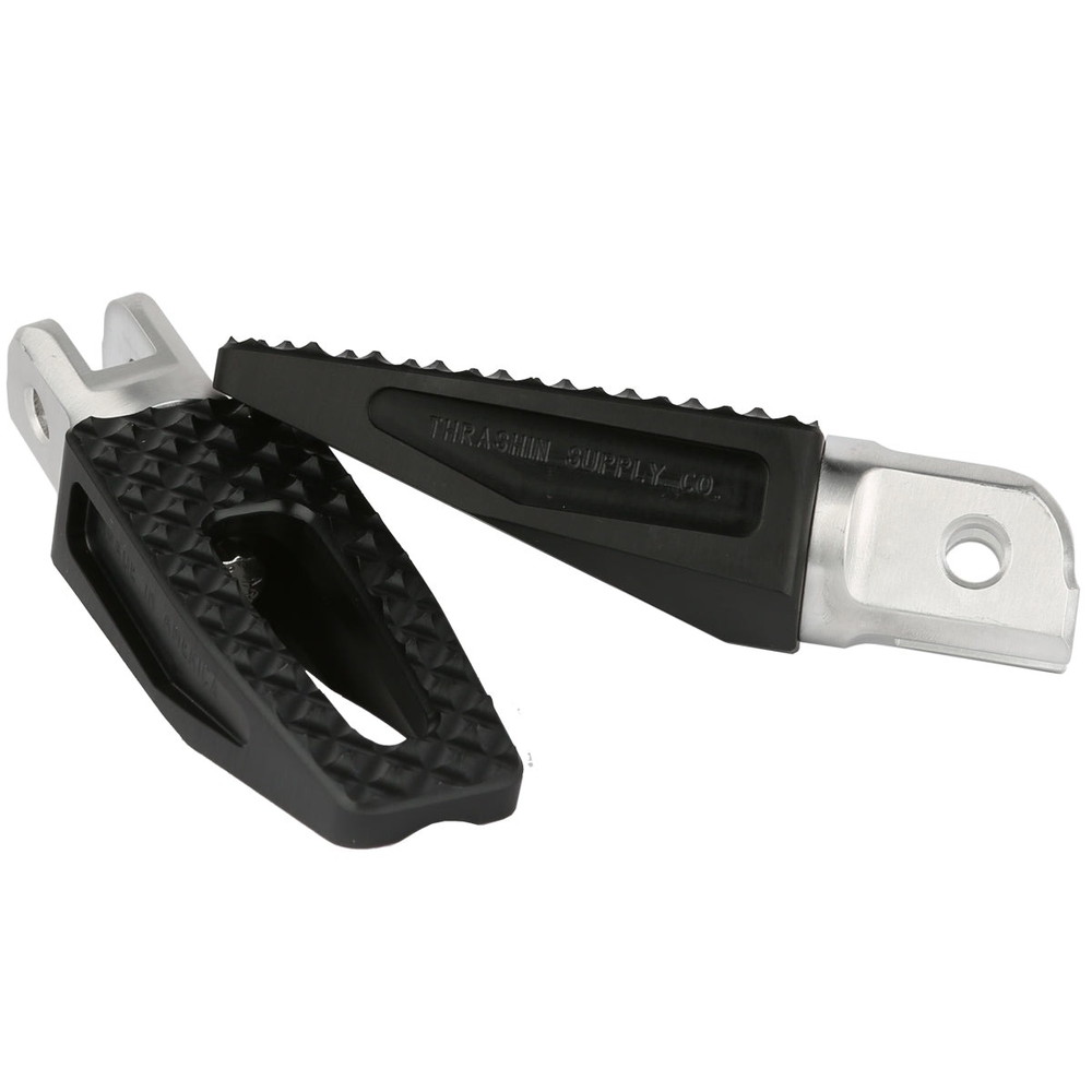 P-54 スリム ライダーフットペグ ブラックアルマイト