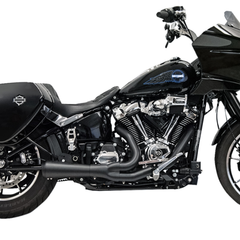 【クリスマスセール】ショート リッパー 2in1 フルエキゾーストマフラー ブラック