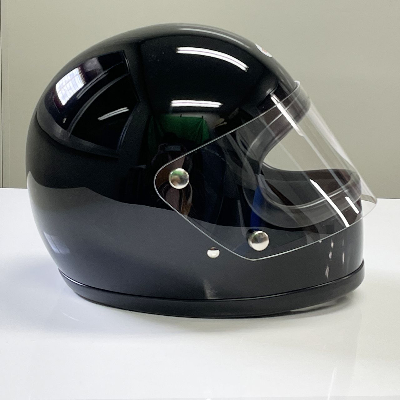 BEETLE STR 極小フルフェイスヘルメット ブラック(ブラックダブルストラップ)