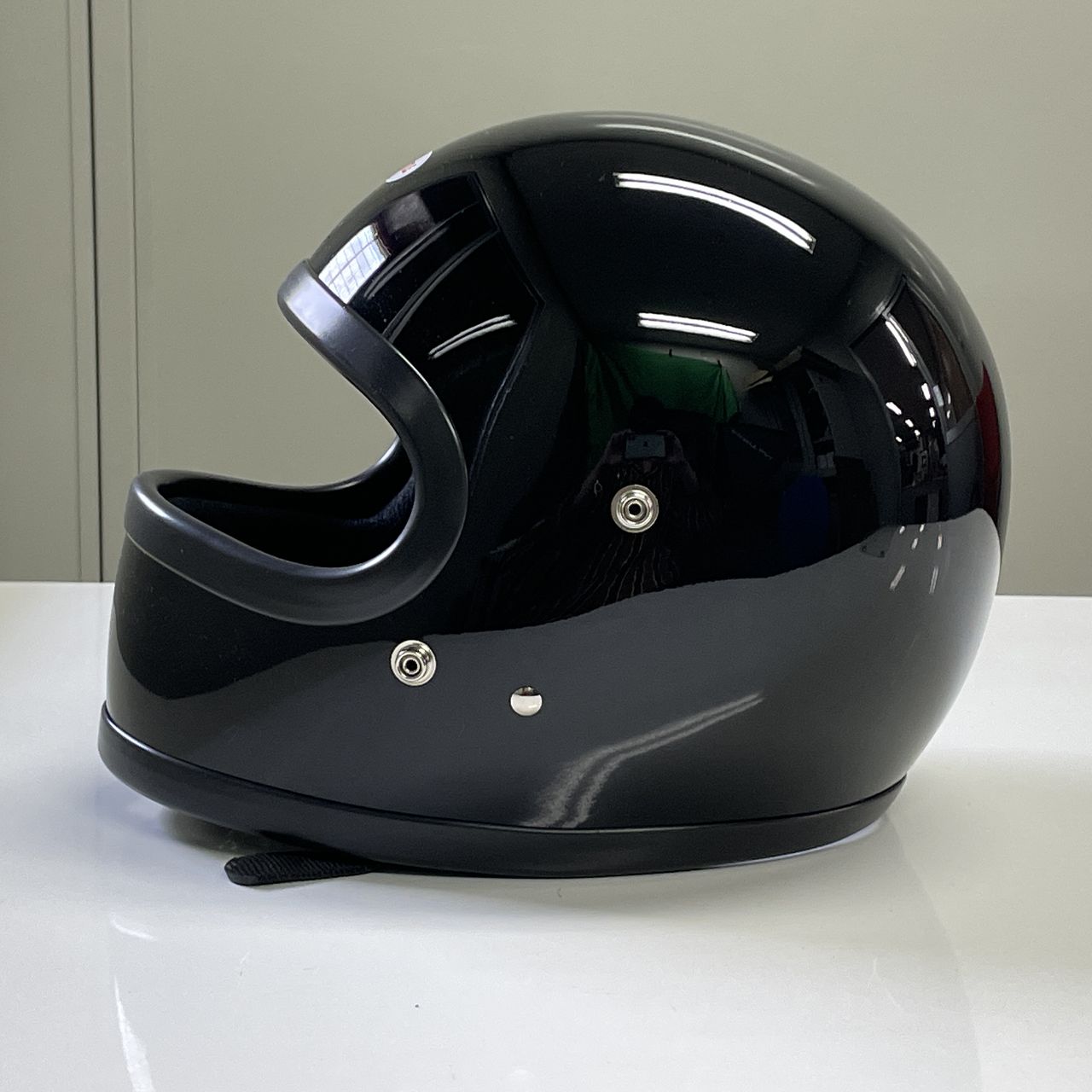 BEETLE STR 極小フルフェイスヘルメット ブラック(ブラックダブルストラップ)