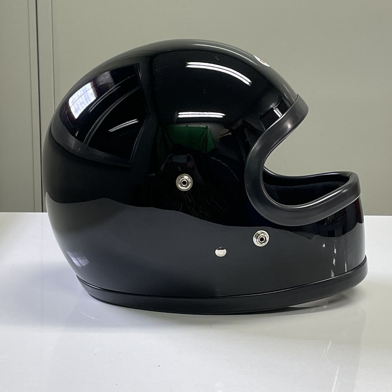 BEETLE STR 極小フルフェイスヘルメット ブラック(ブラックダブルストラップ)