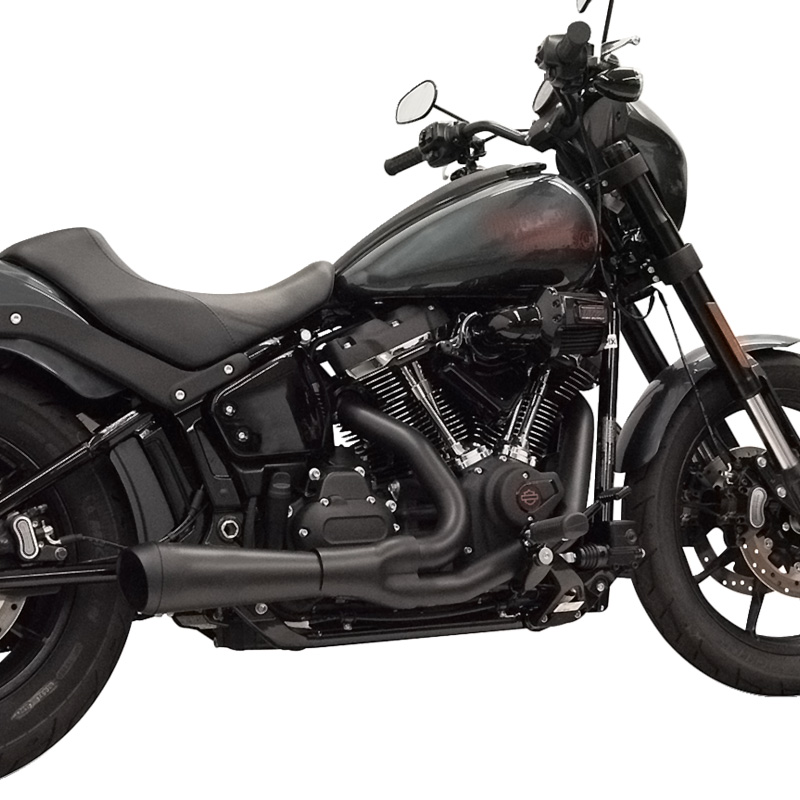 【クリスマスセール】ショート リッパー 2in1 フルエキゾーストマフラー ブラック