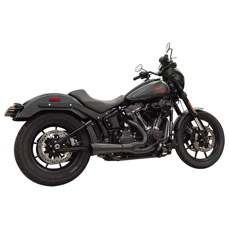 【クリスマスセール】ショート リッパー 2in1 フルエキゾーストマフラー ブラック