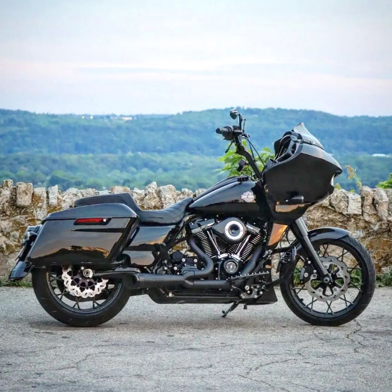 ショーティー ターンアウト 2in1 フルエキゾーストマフラー ブラック