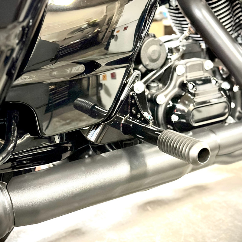 パッセンジャーペグ クラッシュバー フレームスライダー ブラック