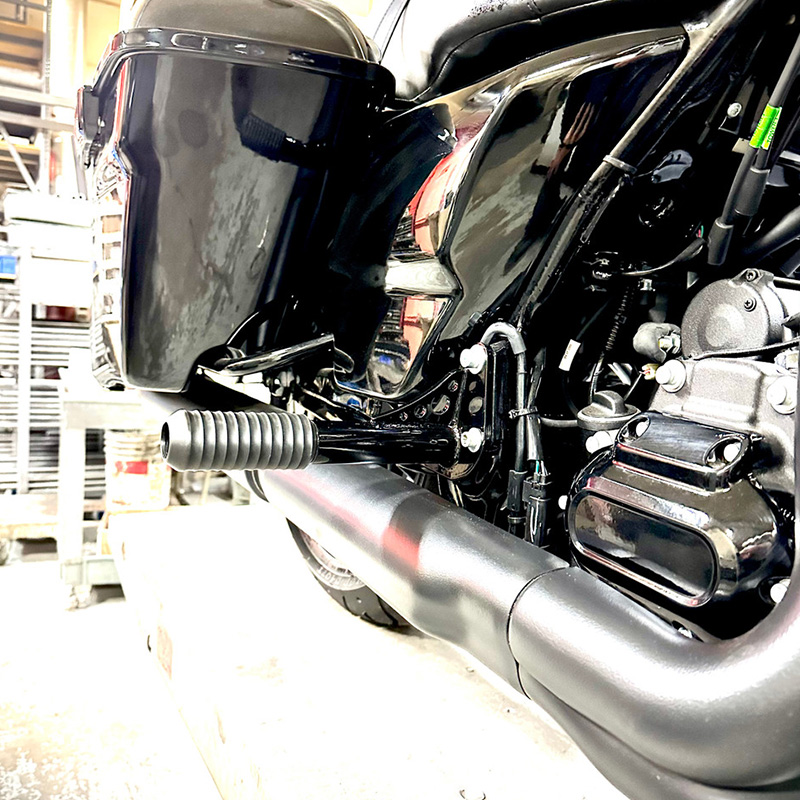 パッセンジャーペグ クラッシュバー フレームスライダー ブラック