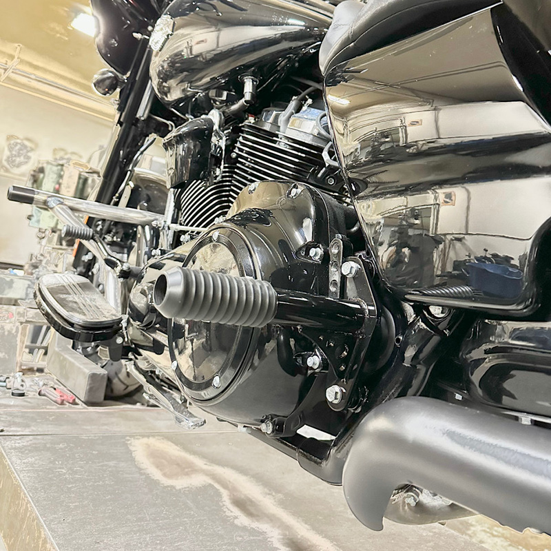 パッセンジャーペグ クラッシュバー フレームスライダー ブラック