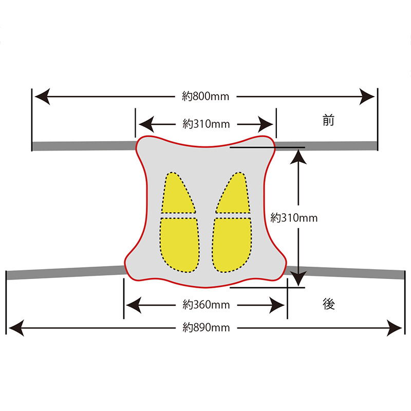 EFFEX GEL-ZAB(ゲルザブR)ユニバーサル シートクッション