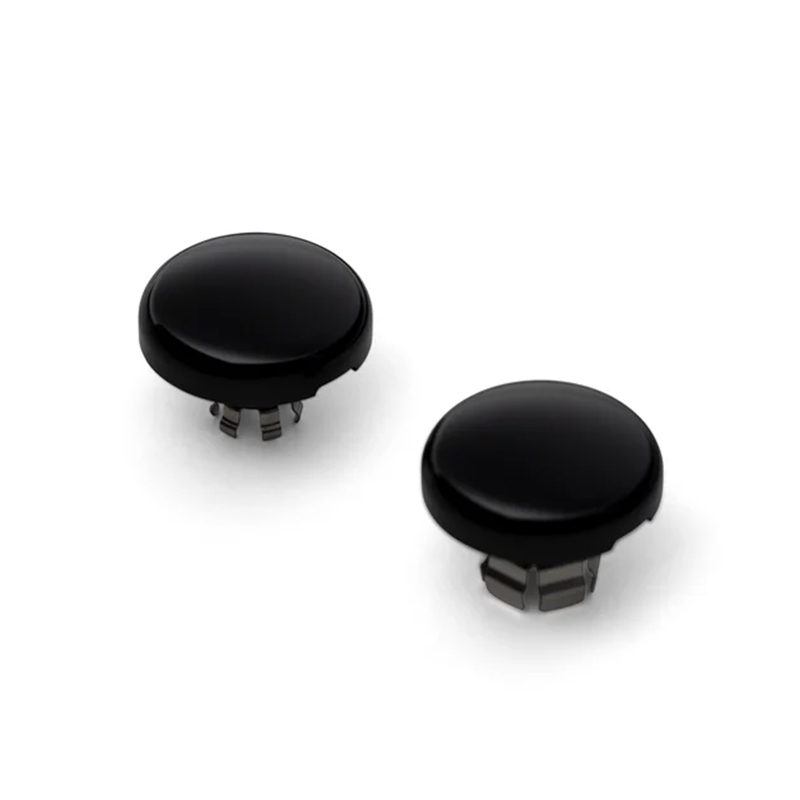 フロントアクスルナットカバー グロスブラック