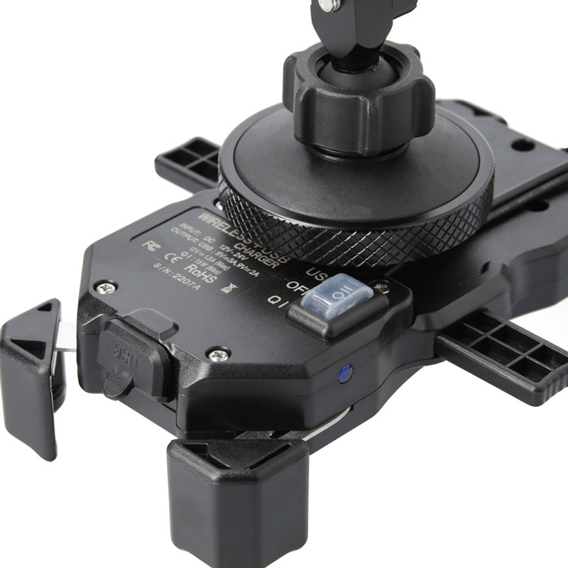 衝撃吸収 ワイヤレスチャージ スマートフォンホルダー DEF(デフサプライ)