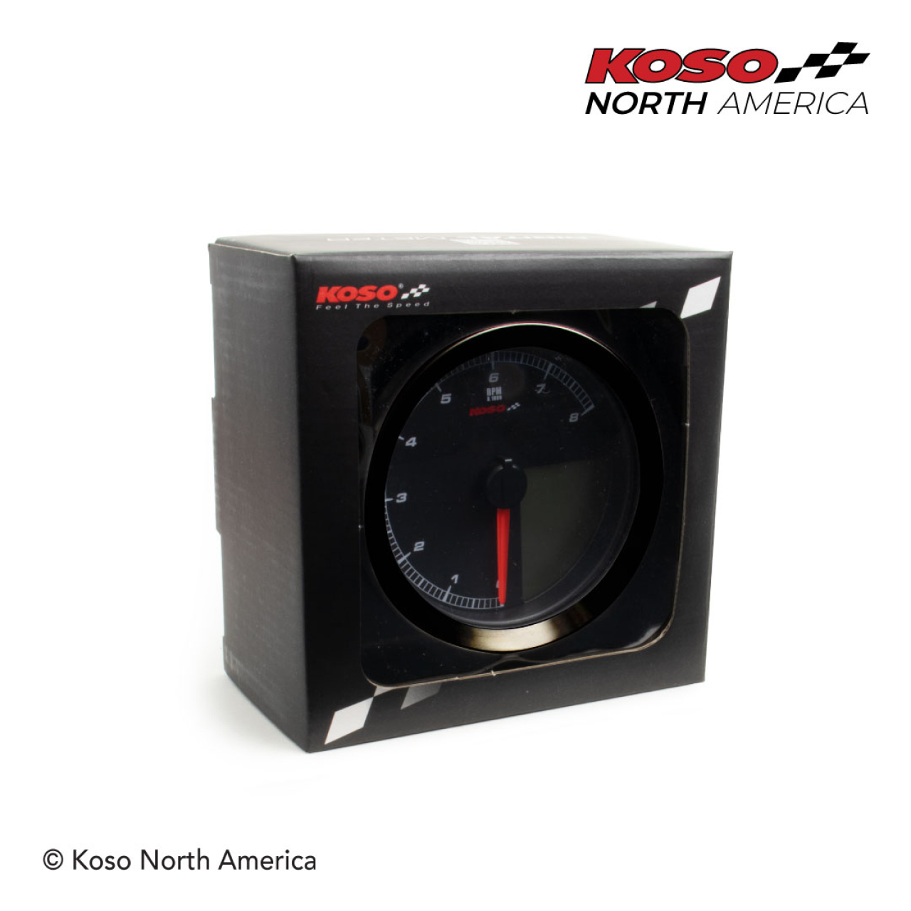 LCDカラーチェンジスピード・タコメーター ブラック