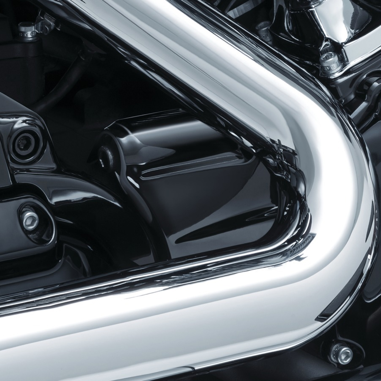 オイルラインカバー グロスブラック