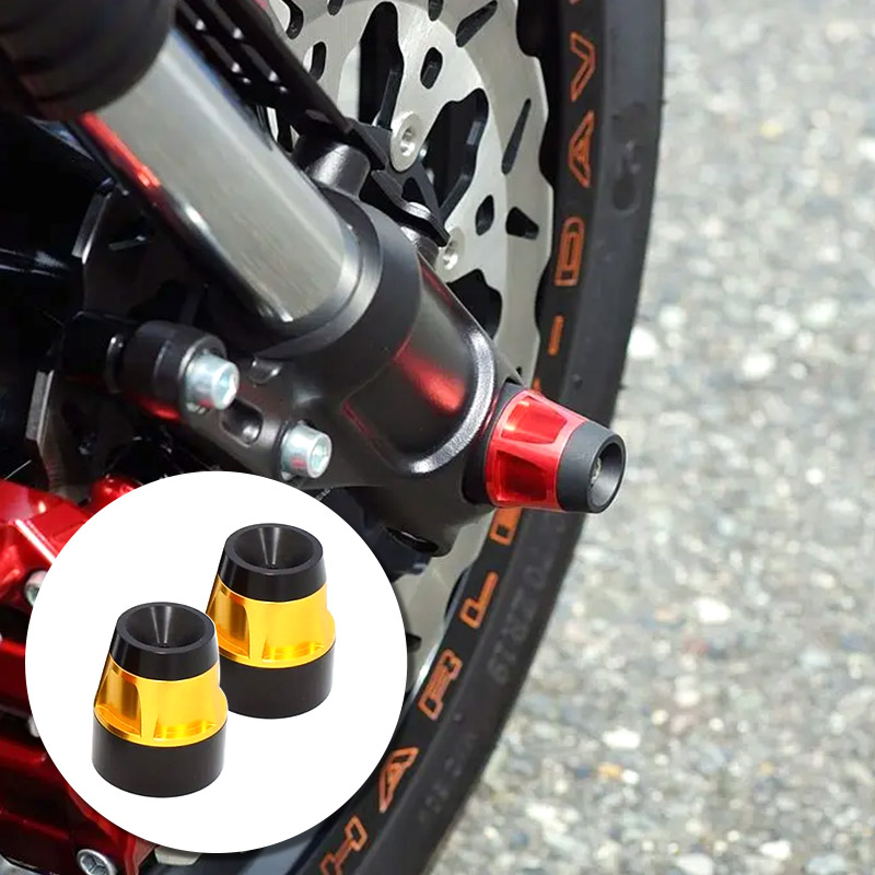 フロントアクスルナットカバー ゴールド