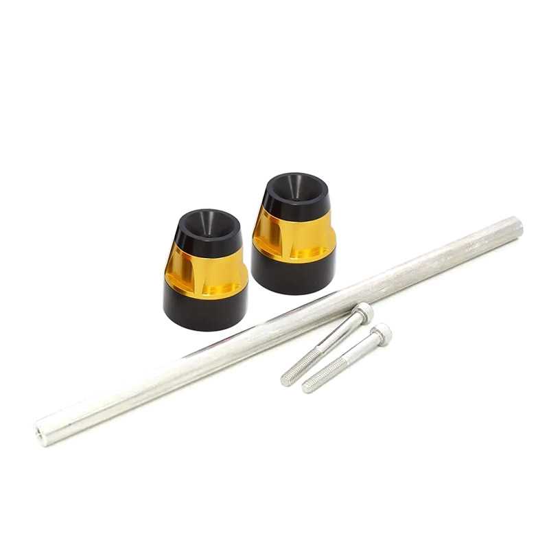 フロントアクスルナットカバー ゴールド