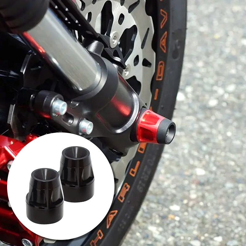 フロントアクスルナットカバー ブラック