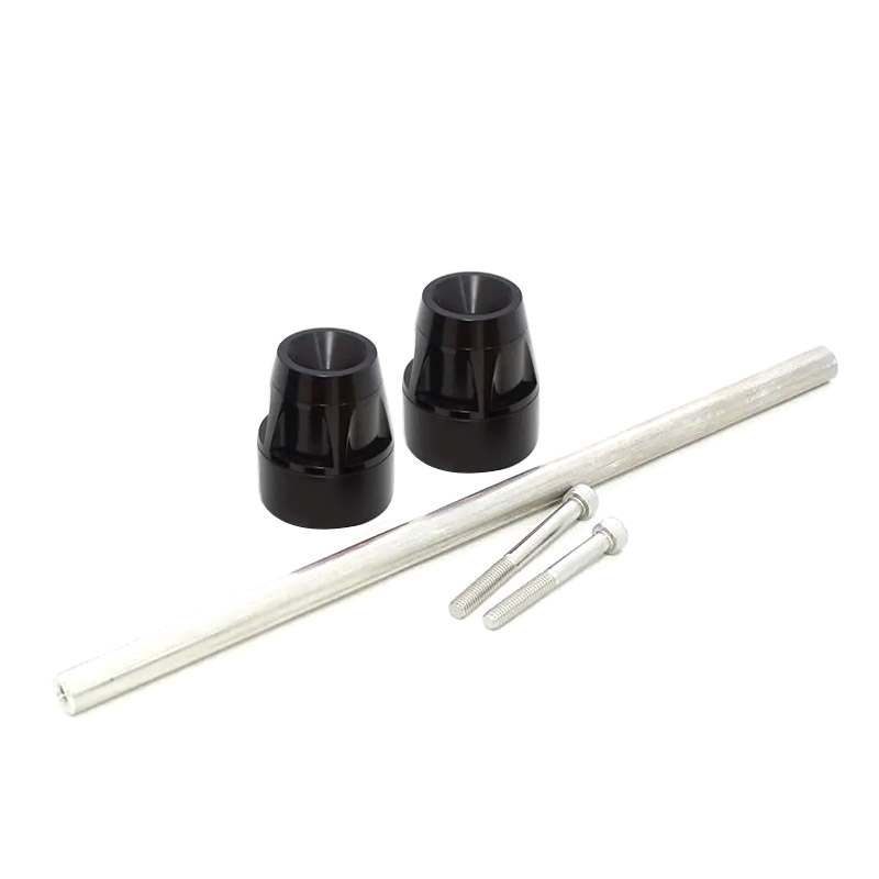 フロントアクスルナットカバー ブラック