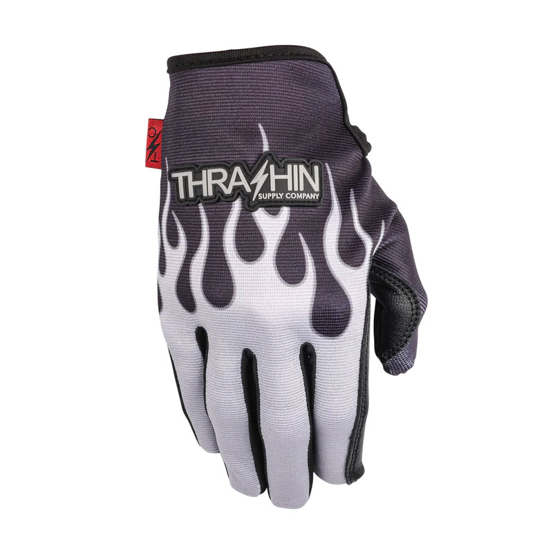 ステルスグローブ レザーパーム フレイム グレー