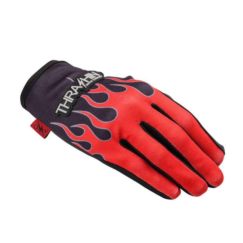 ステルスグローブ レザーパーム フレイム レッド