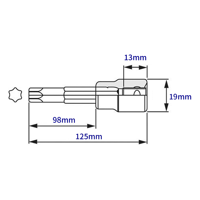 トネ ロングトルクスソケット（強力タイプ） T50