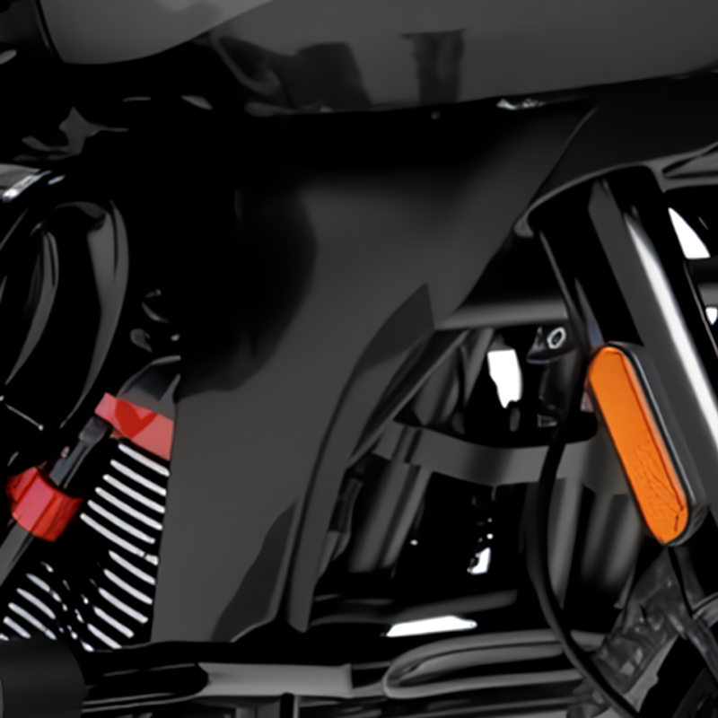 フェアリング スポイラー ビビッドブラック