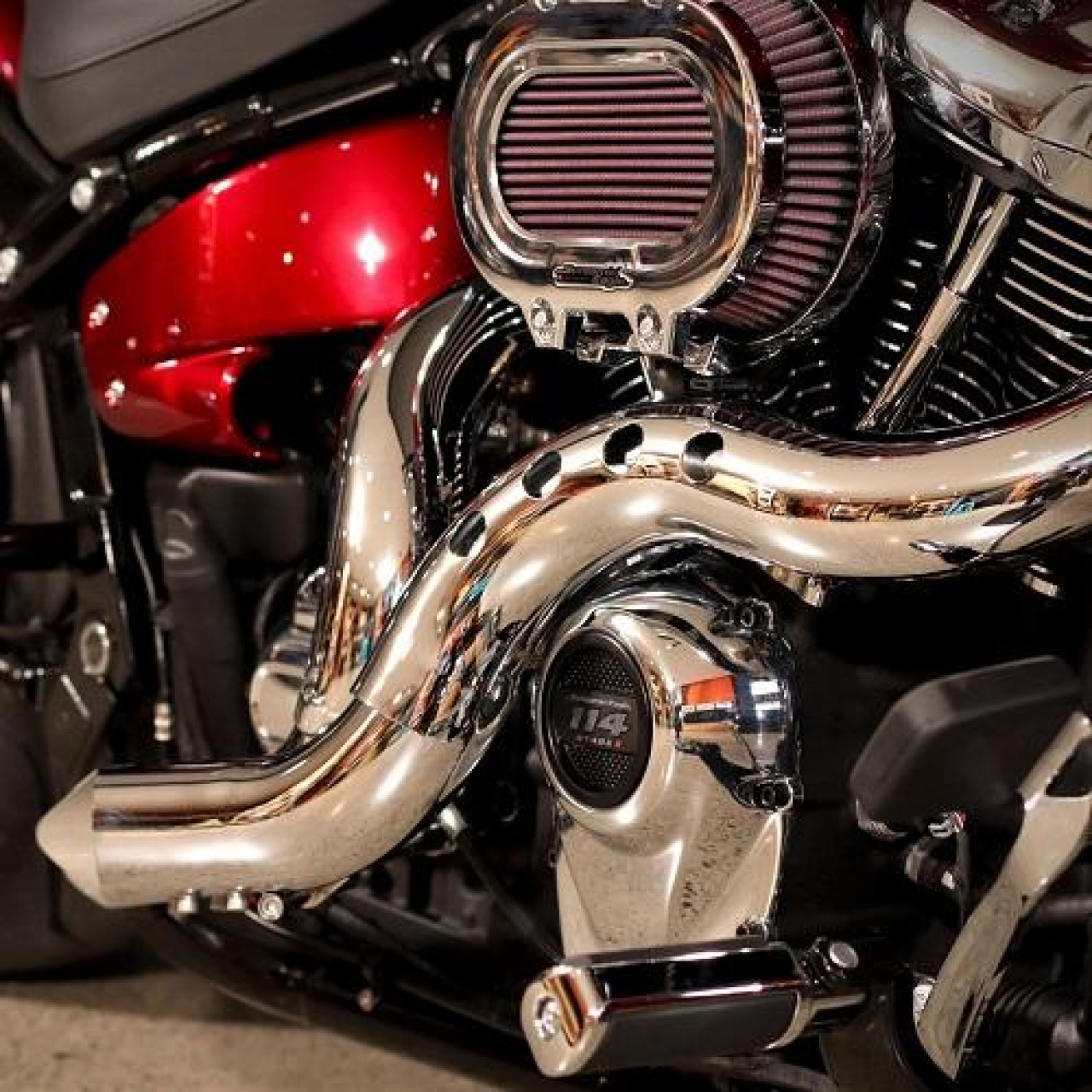 【クリスマスセール】カットバック フルエキゾースト クローム/クローム