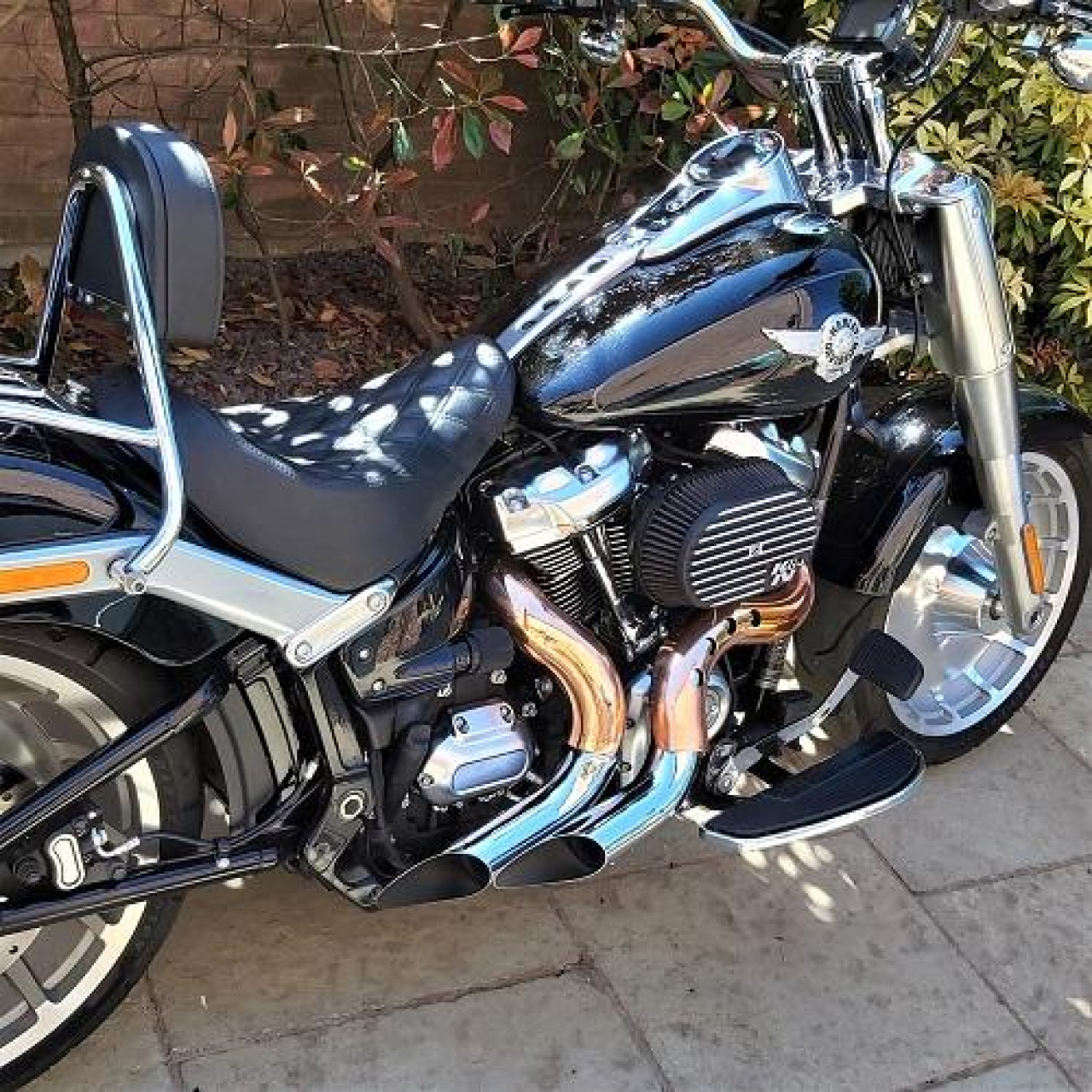 【クリスマスセール】カットバック フルエキゾースト クローム/カッパー