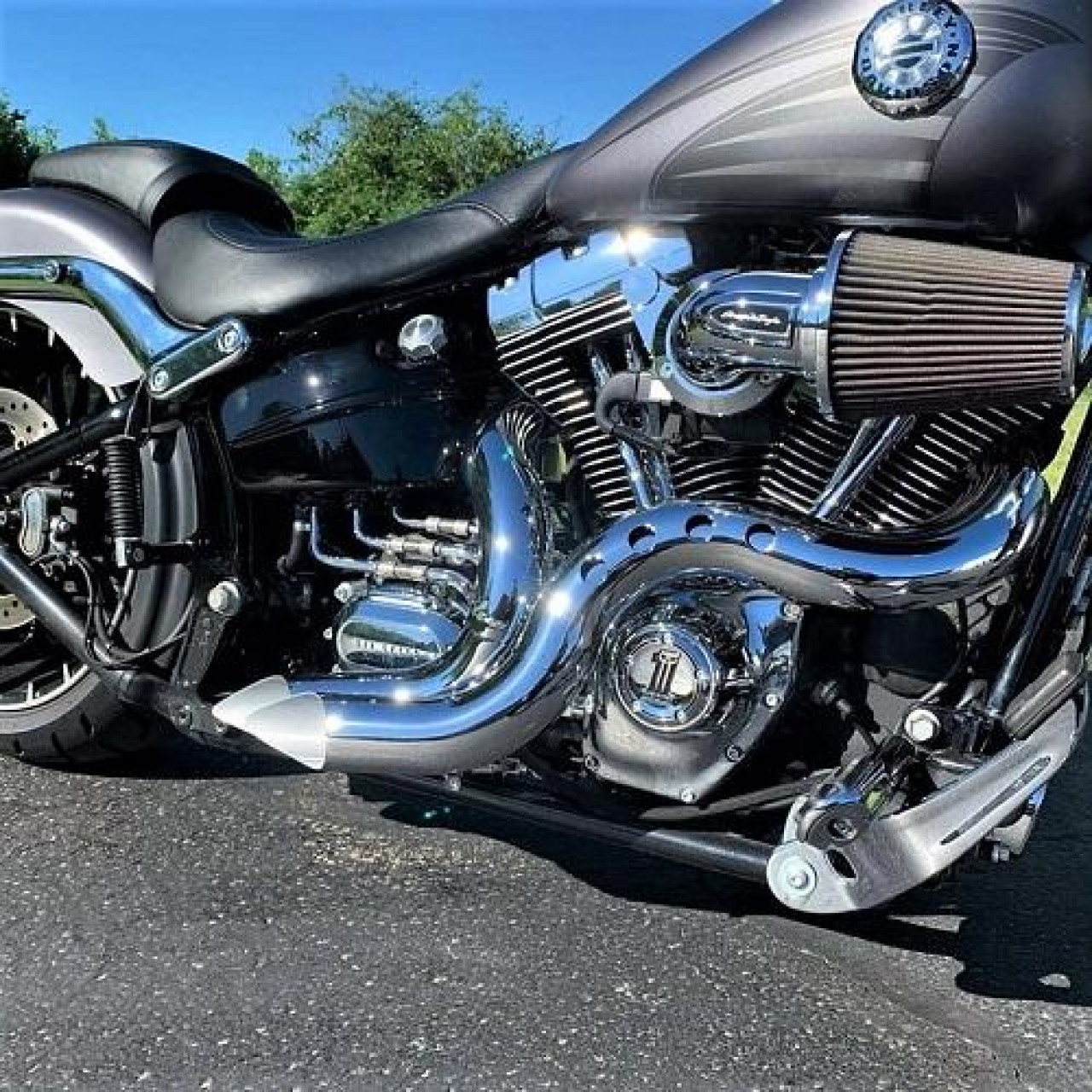 【クリスマスセール】カットバック フルエキゾースト クローム/クローム